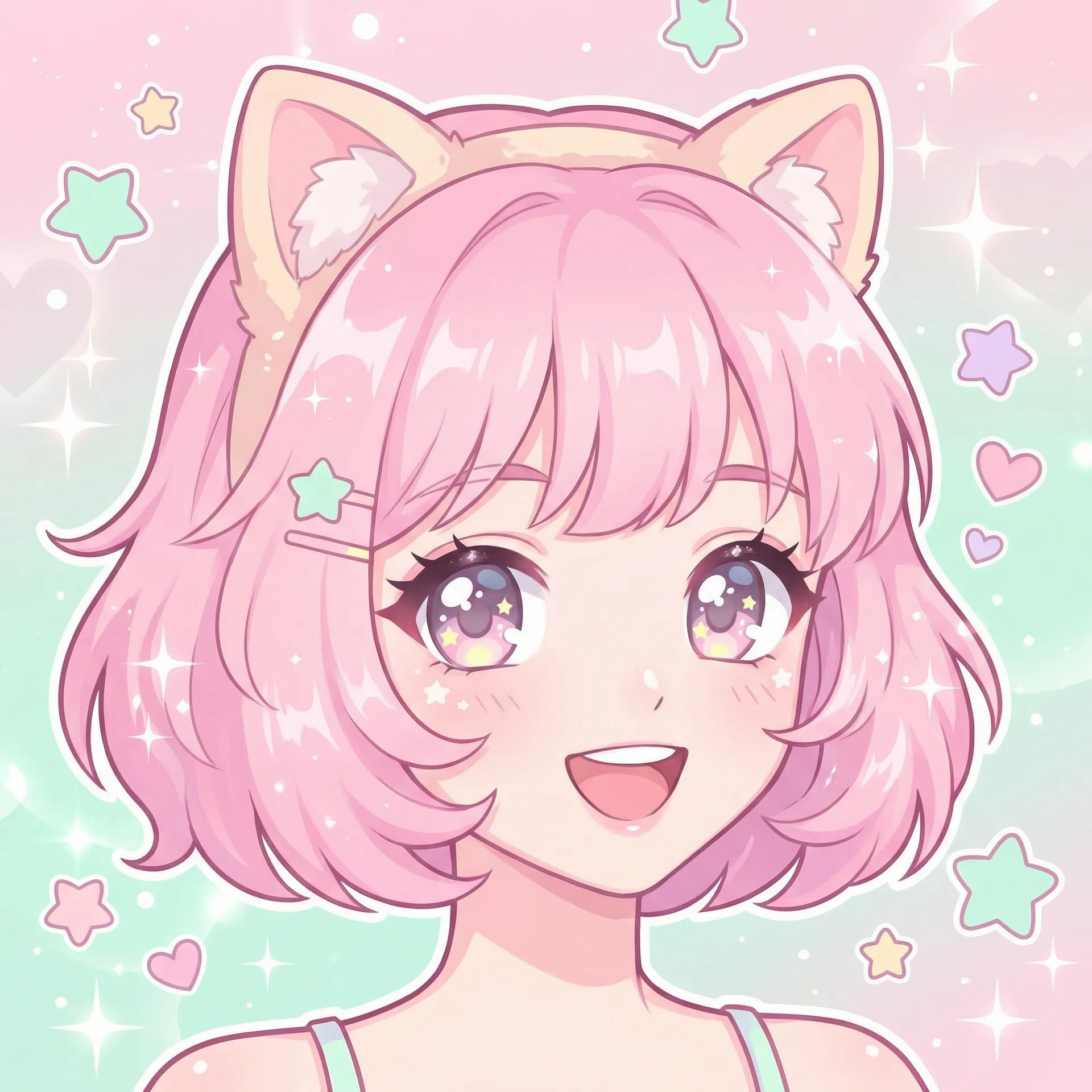 粉色猫咪 - 林依晨冯绍峰综艺 人气女神